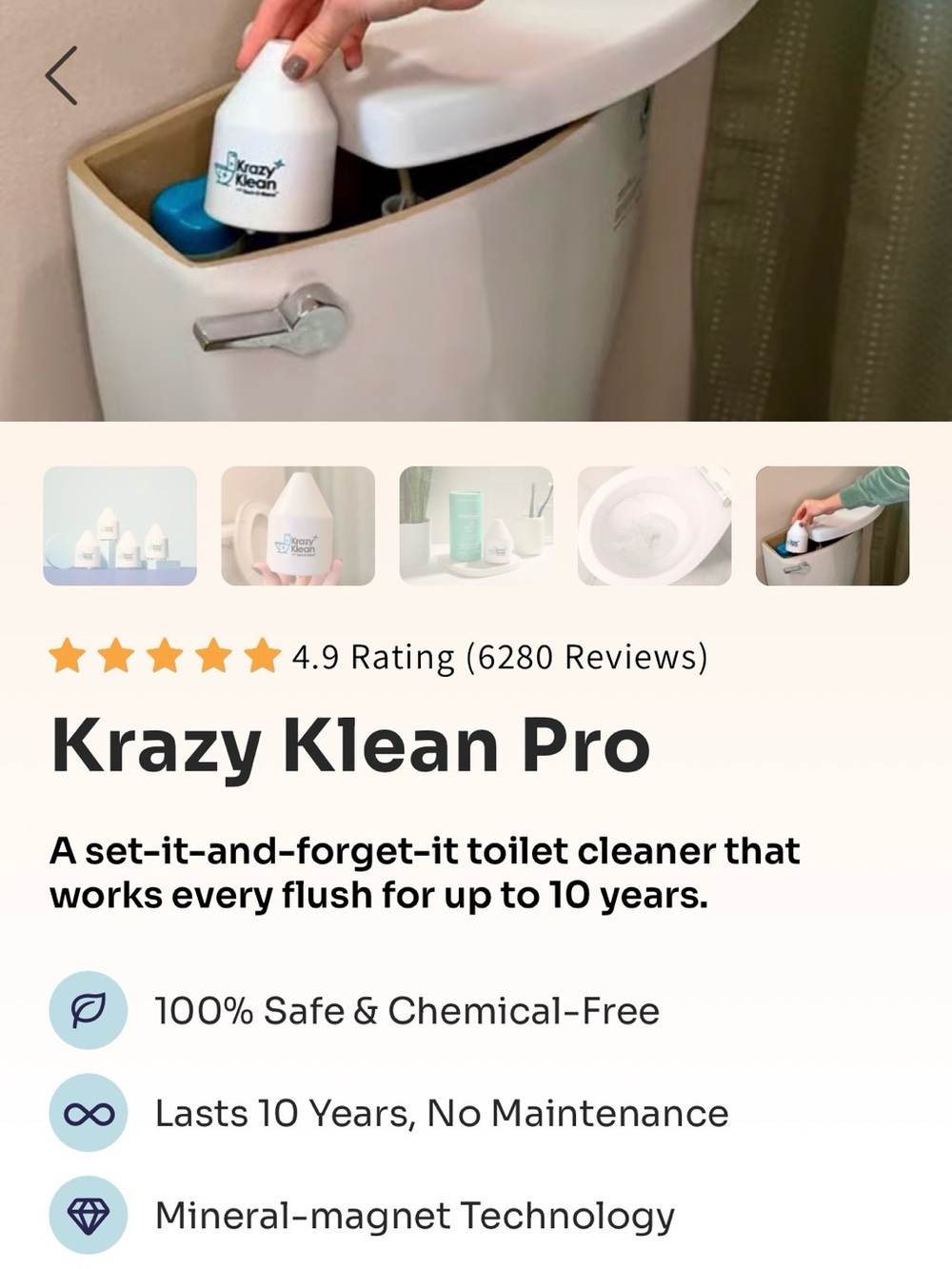 Krazy Klean Toilet Treatment - Picture 5 of 5